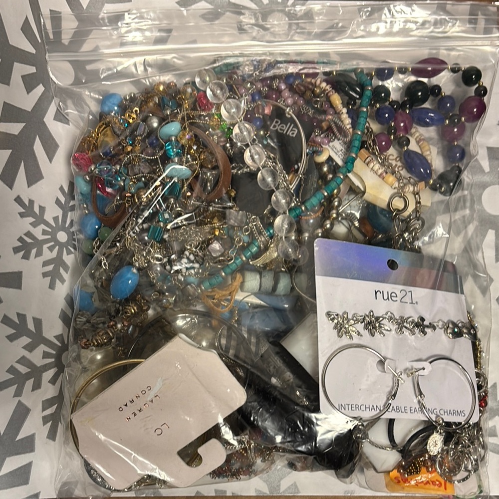Assorted Jewelry bundle with earrings, bracelets and necklaces
